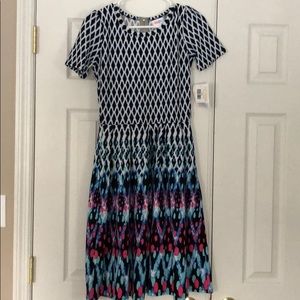 LULAROE Amelia Dress Small NWT AMAZING Unicorn
